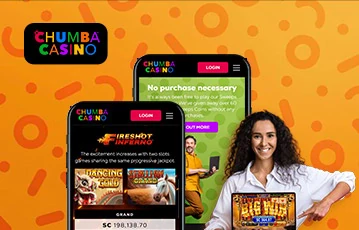 Play on Chumba Casino Mobile