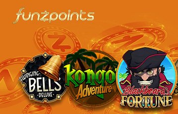 Games on offer at Funzpoints social casino