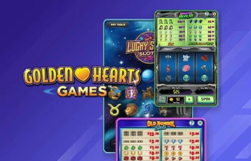 Variety of games at Golden Hearts Games