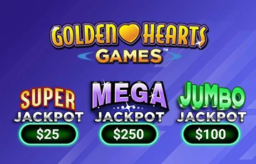 Jackpots galore at Golden Hearts Games