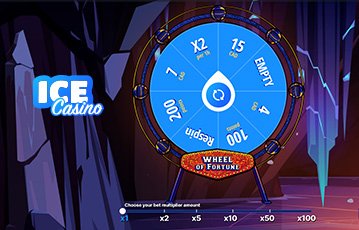 ICE Casino spin the wheel game