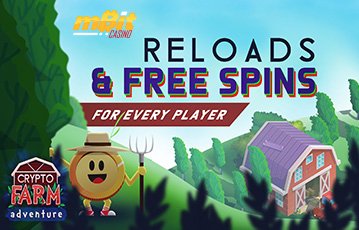 mBit reload and free spins bonus