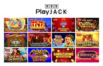 Variety of casino games at PlayJack