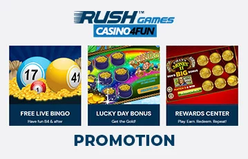 Rush Games social casino promotions