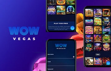 WOW Vegas mobile sweeps play