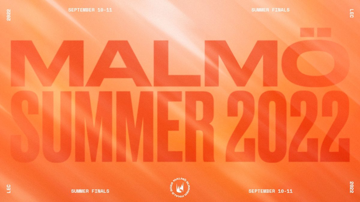 The 2022 LEC summer finals are headed to Malmö, Sweden.