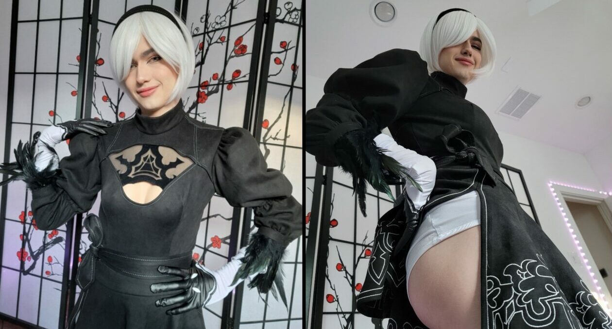 Featured image for “Streamer supertf loses bet: cosplays as woman, 2B”
