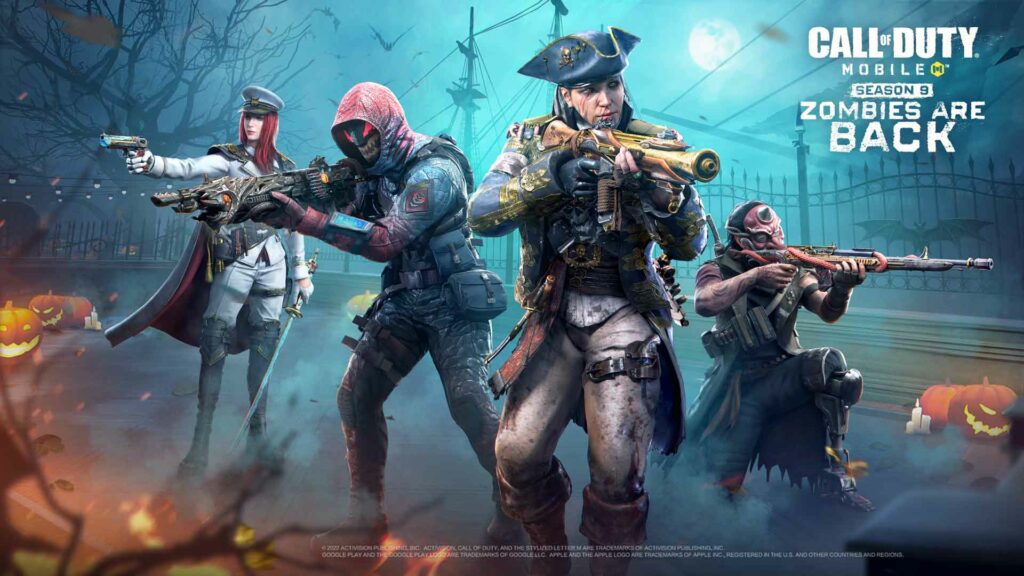 Fight as a squad in the Classic Zombies mode of CoD Mobile Season 9
