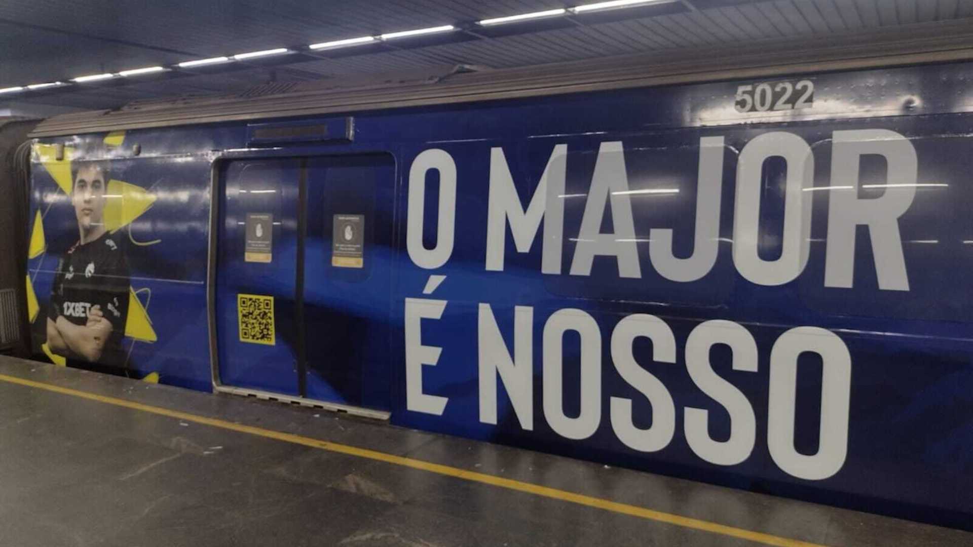 Featured image for “CSGO Major players featured on Rio trains”