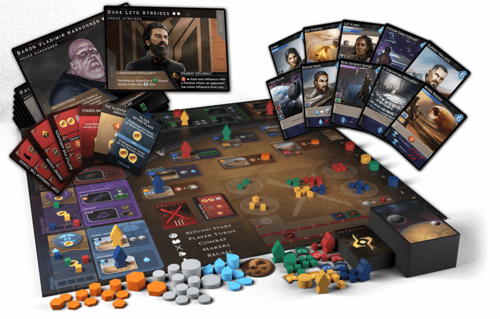 best board games for adults: dune imperium