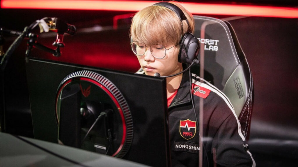 Image shows LoL player Canna during his time with Nongshim RedForce
