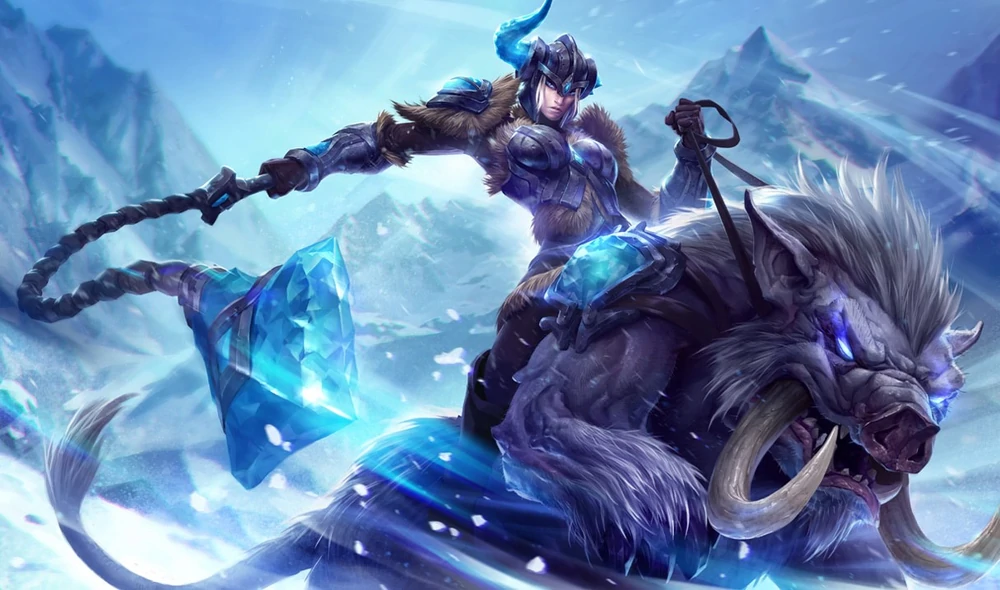 Image shows the base skin of League of Legends character Sejauni