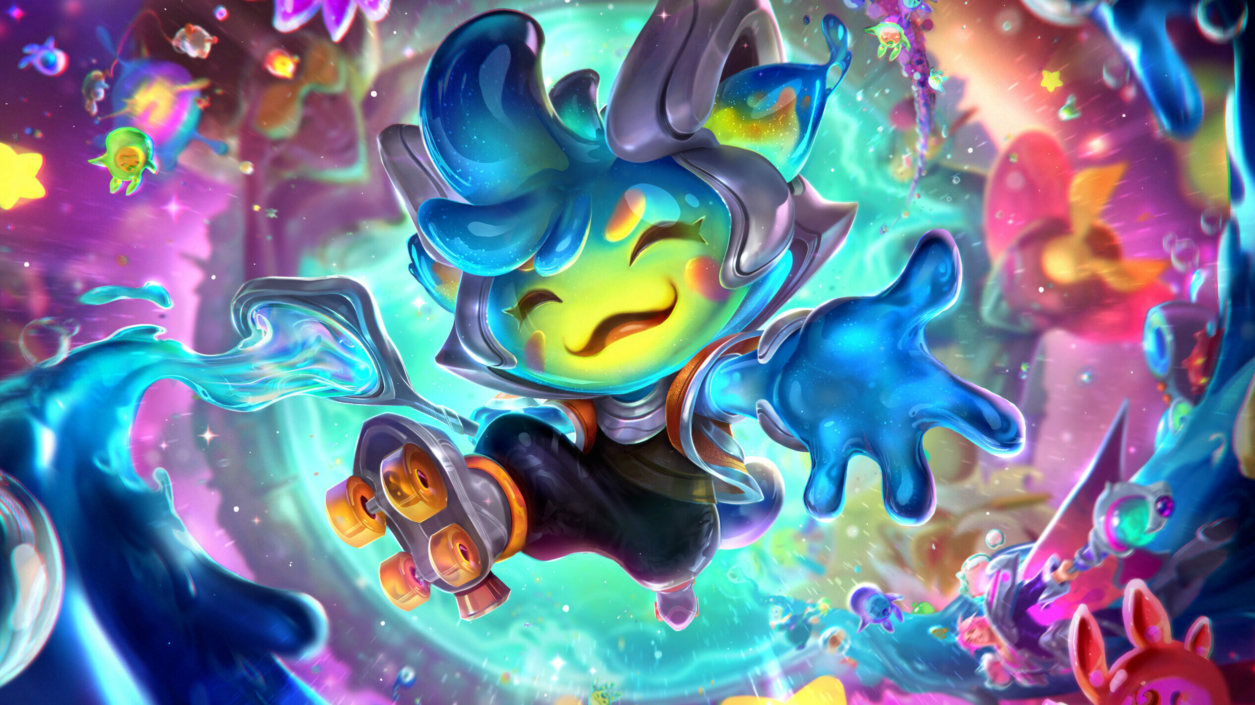 Featured image for “Get groovy with Teemo and others: New Space Groove skins underway”