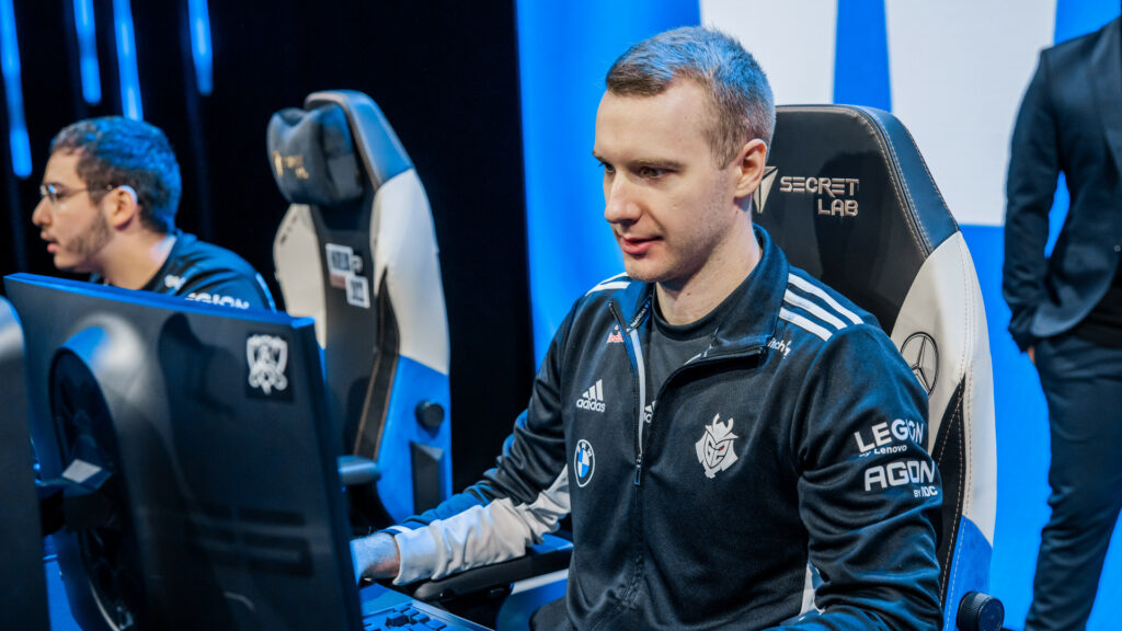 G2 player Jankos competes at Worlds 2022