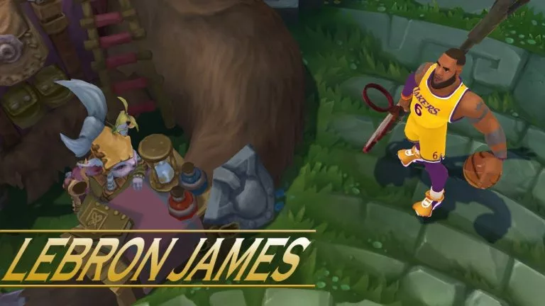 Video: LEBRON JAMES DARIUS - League of Legends Custom Skin