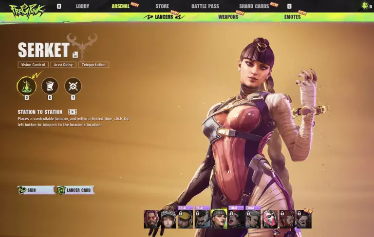 FragPunk character Serket