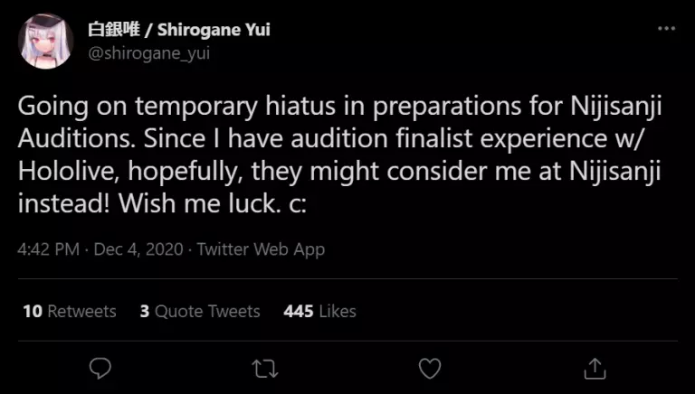 Finana Nijisanji graduation