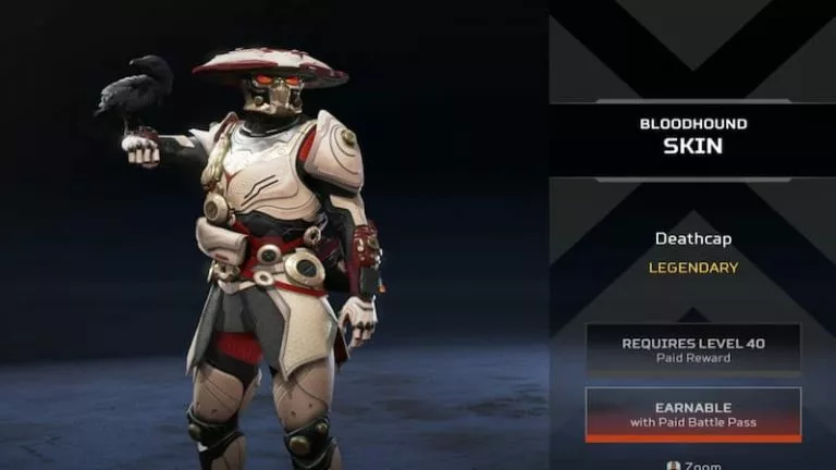 Legendary âDeathcapâ skin (Bloodhound)