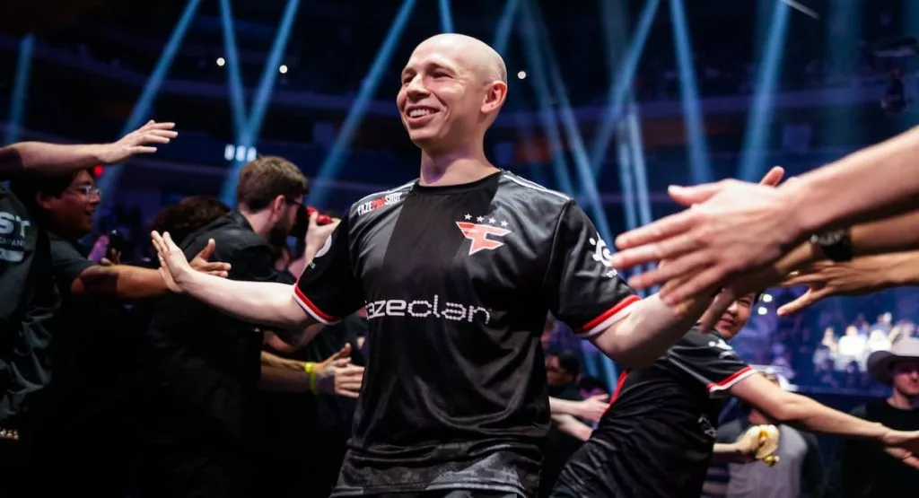 EliGE playing for FaZe at the BLAST.tv Austin Major 2025.