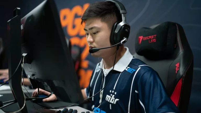 MIBR's CS2 player insani playing at PGL Masters Bucharest.